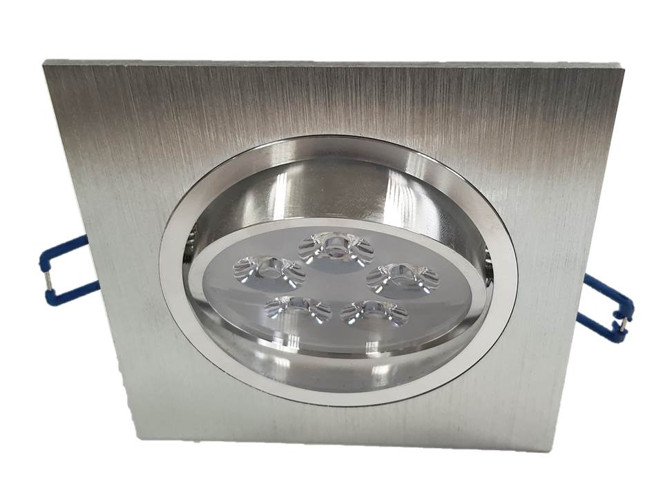 Bala de luz led para incrustar cuadrada