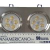 Lámpara doble en forma de bala para incrustar marca lighting