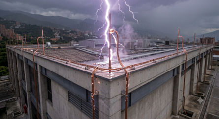 Sistema protección contra rayos